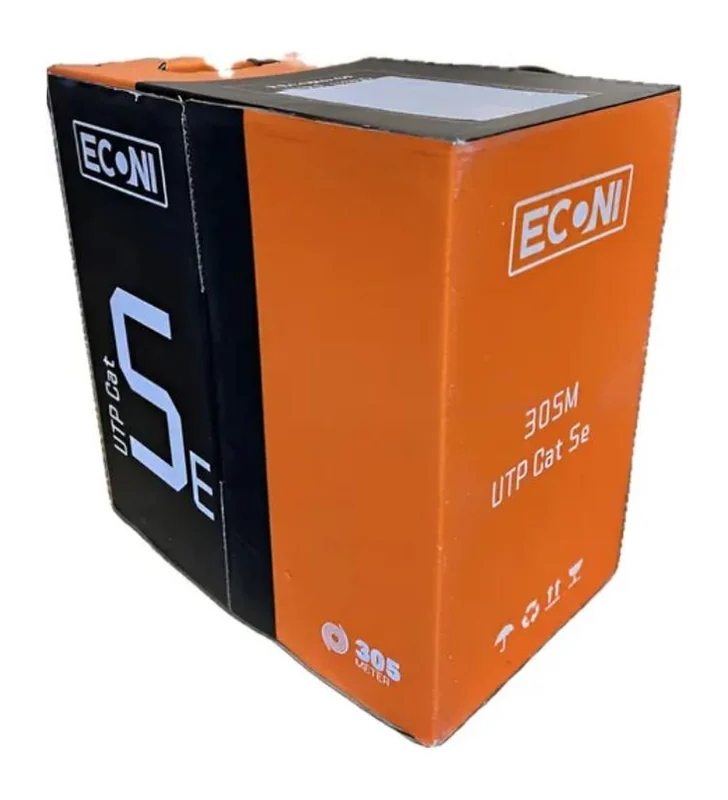 Cable UTP Econi Cat 5E 4 pares X 0,50mm (interior) CCA 305m